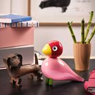 Kay Bojesen 39400 Songbird Wooden Figurine in Rose/Red