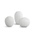 Kähler 692397 Hammershøi Miniature Vase Set in White