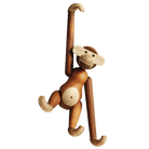 Kay Bojesen 39260 Monkey Wooden Figurine in Teak/Limba