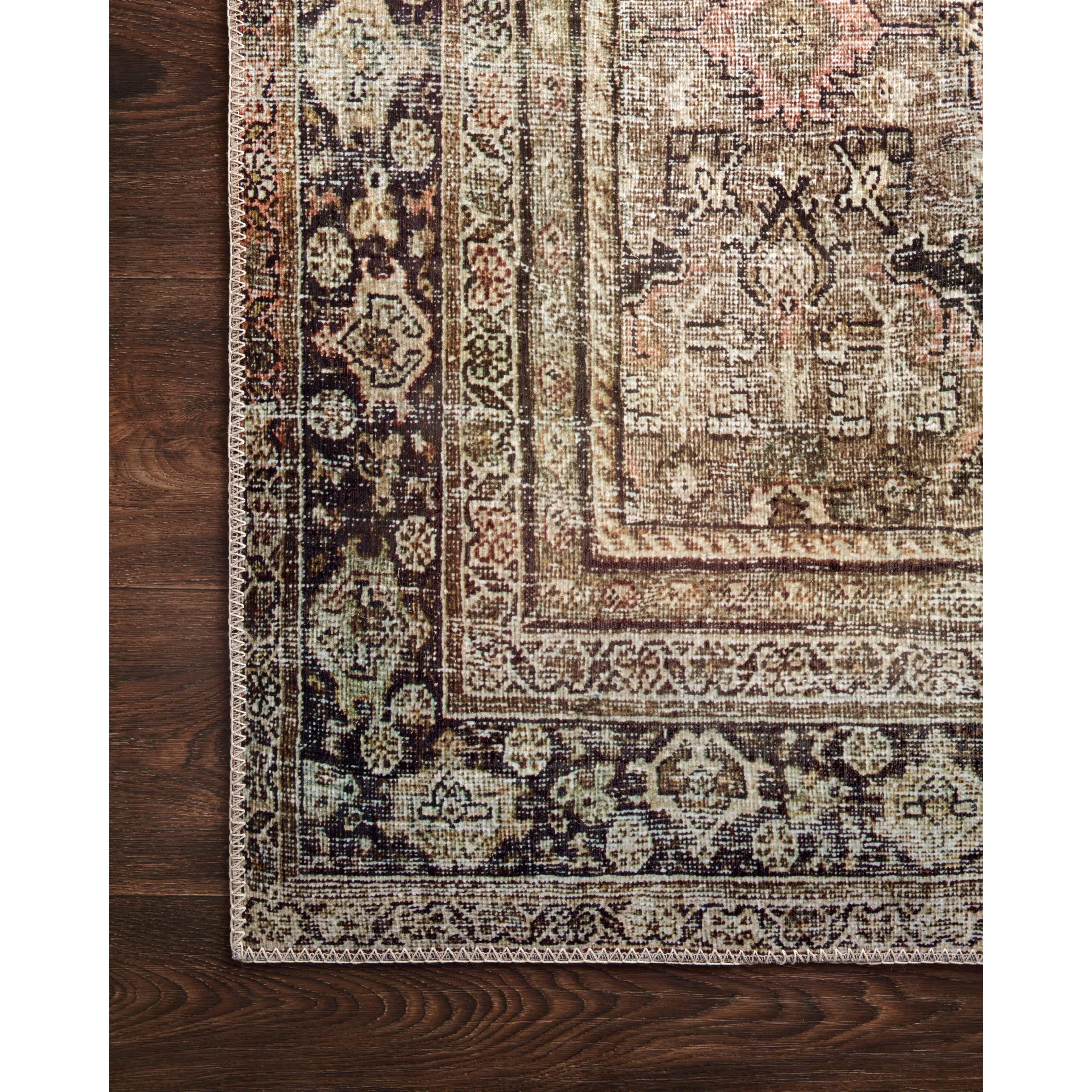 LAYLA LAY-03 OLIVE / CHARCOAL – The Rug District