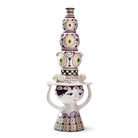 Bjørn Wiinblad 54054 Lady with Hat Floor Vase in Plum
