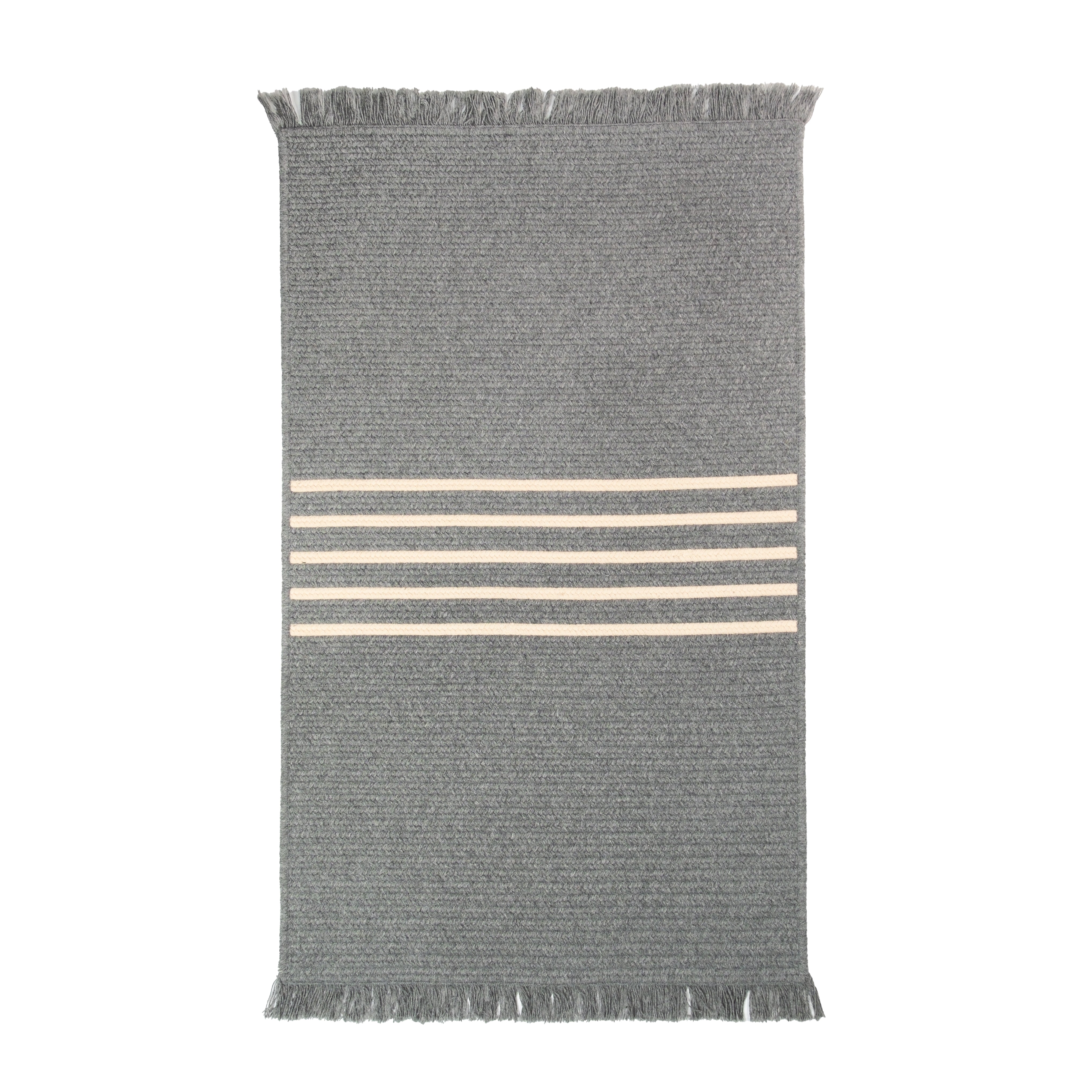 Modern Wool Stripe Grey MO18