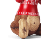 Kay Bojesen 39571 Christmas Jumper Monkey Wooden Figurine in Teak/Limba