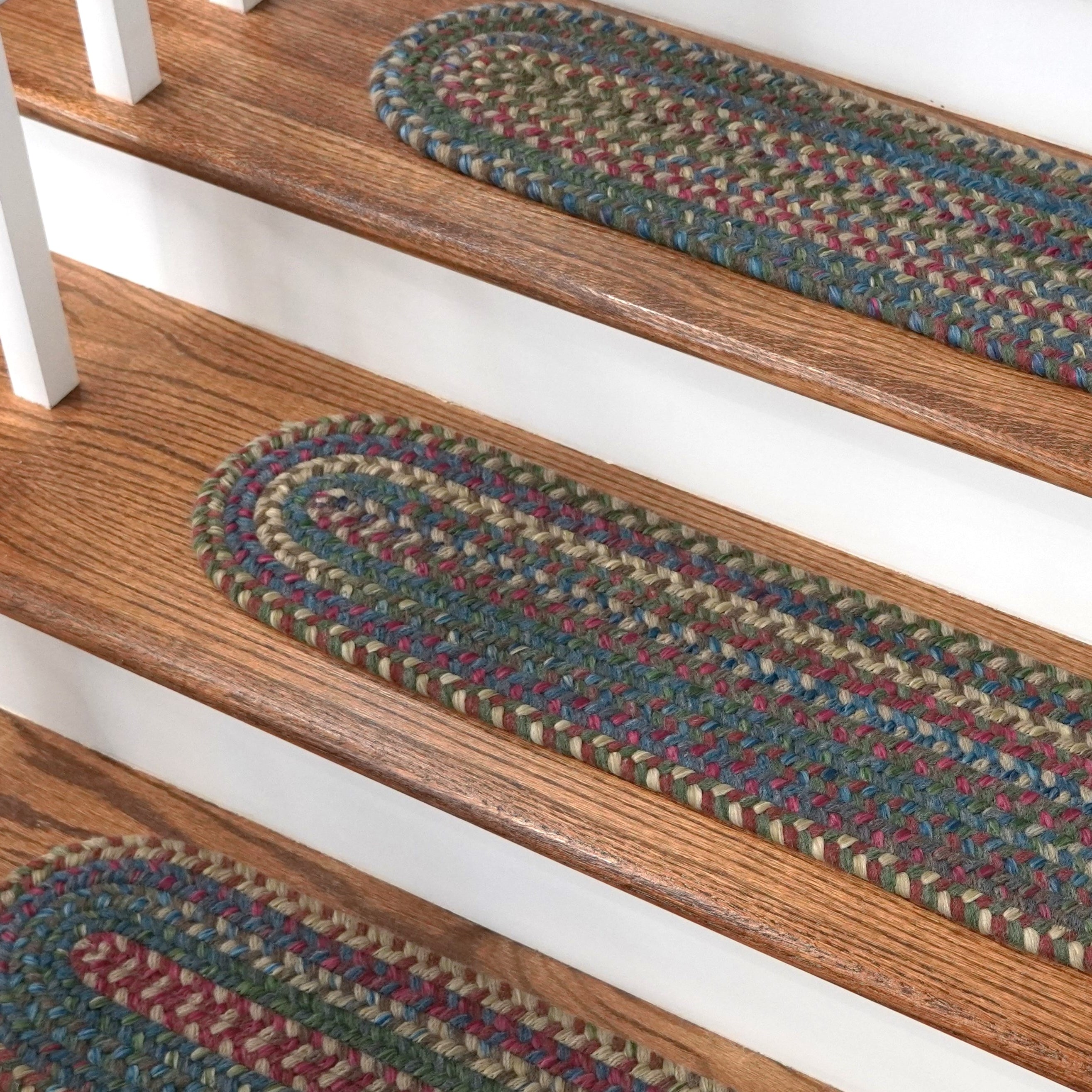 New England Braid Stair Treads Dusk Blue NE05