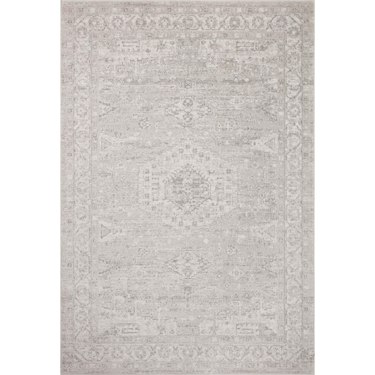Odette ODT-02 Silver / Ivory – The Rug District