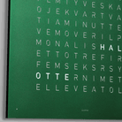 QLOCKTWO QT4RGVC QLOCKTWO EARTH 45 Green Velvet