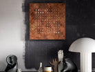 QLOCKTWO QT4RT QLOCKTWO EARTH 45 Creator's Edition Rust
