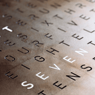 QLOCKTWO QT4SG QLOCKTWO EARTH 45 Creator's Edition Silver & Gold