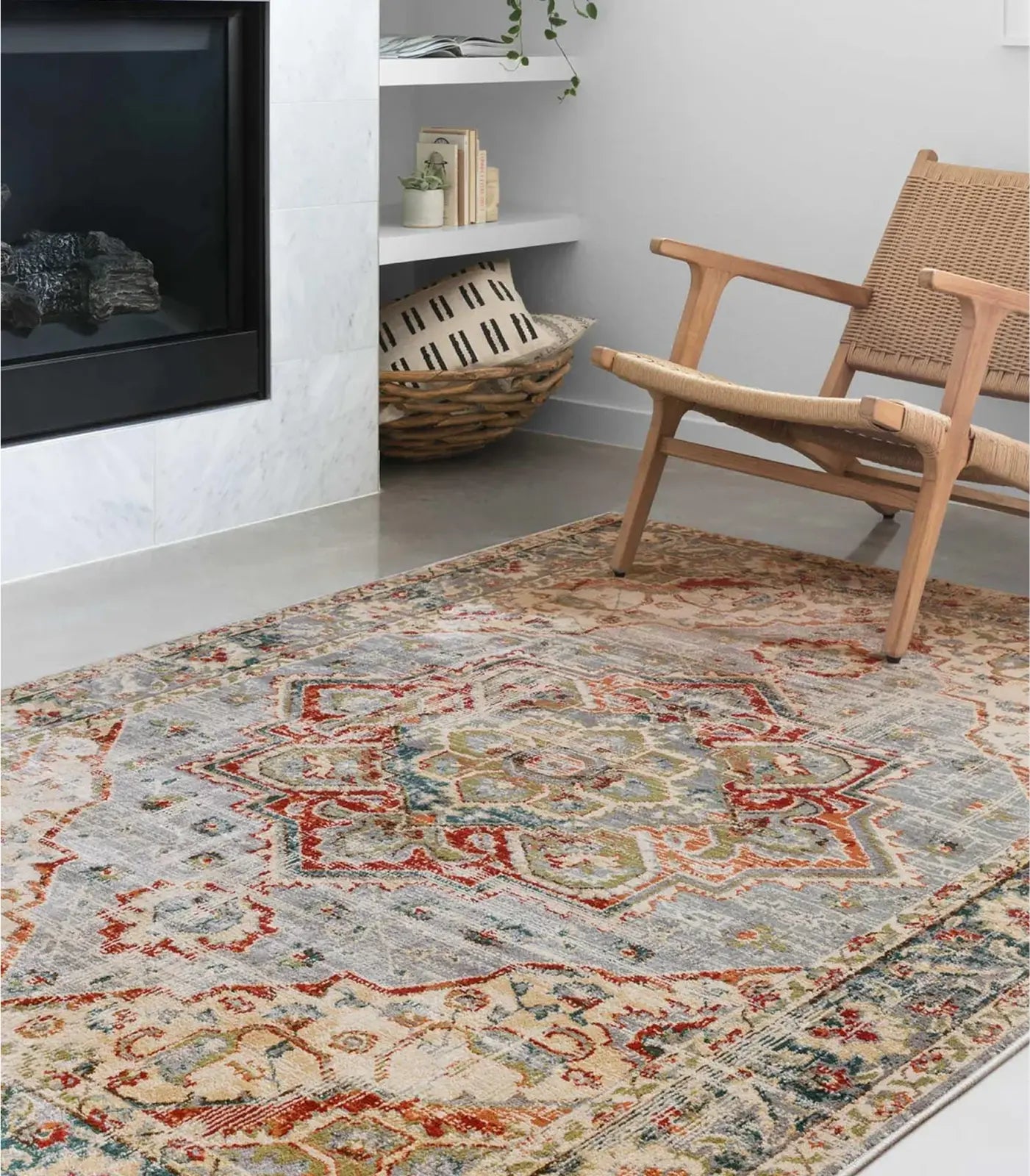 Tabitha TAI-04 Slate / Natural Area Rug – The Rug District by Montreal ...