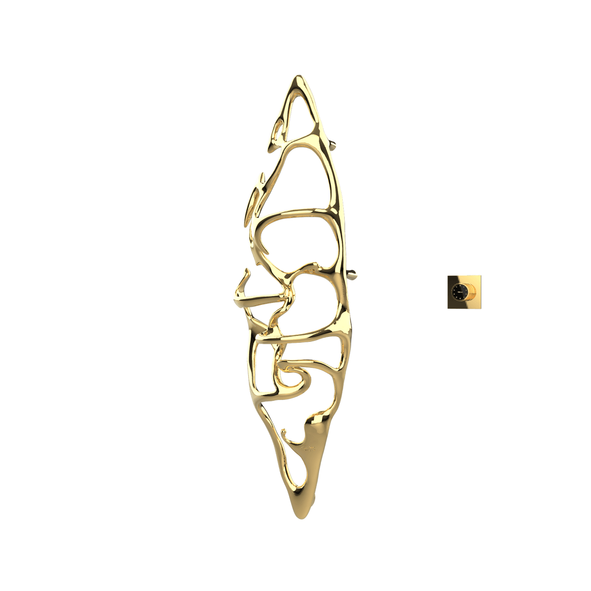 P&Bhusri S1-L-LGD-XM Boat of Sage Large Towel Warmer in PVD Polished Luxury Gold