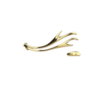 P&Bhusri S2-M-LGD-XA Golden Antlers Towel Warmer in PVD Polished Luxury Gold