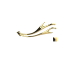 P&Bhusri S2-M-LGD-XM Golden Antlers Towel Warmer in PVD Polished Luxury Gold