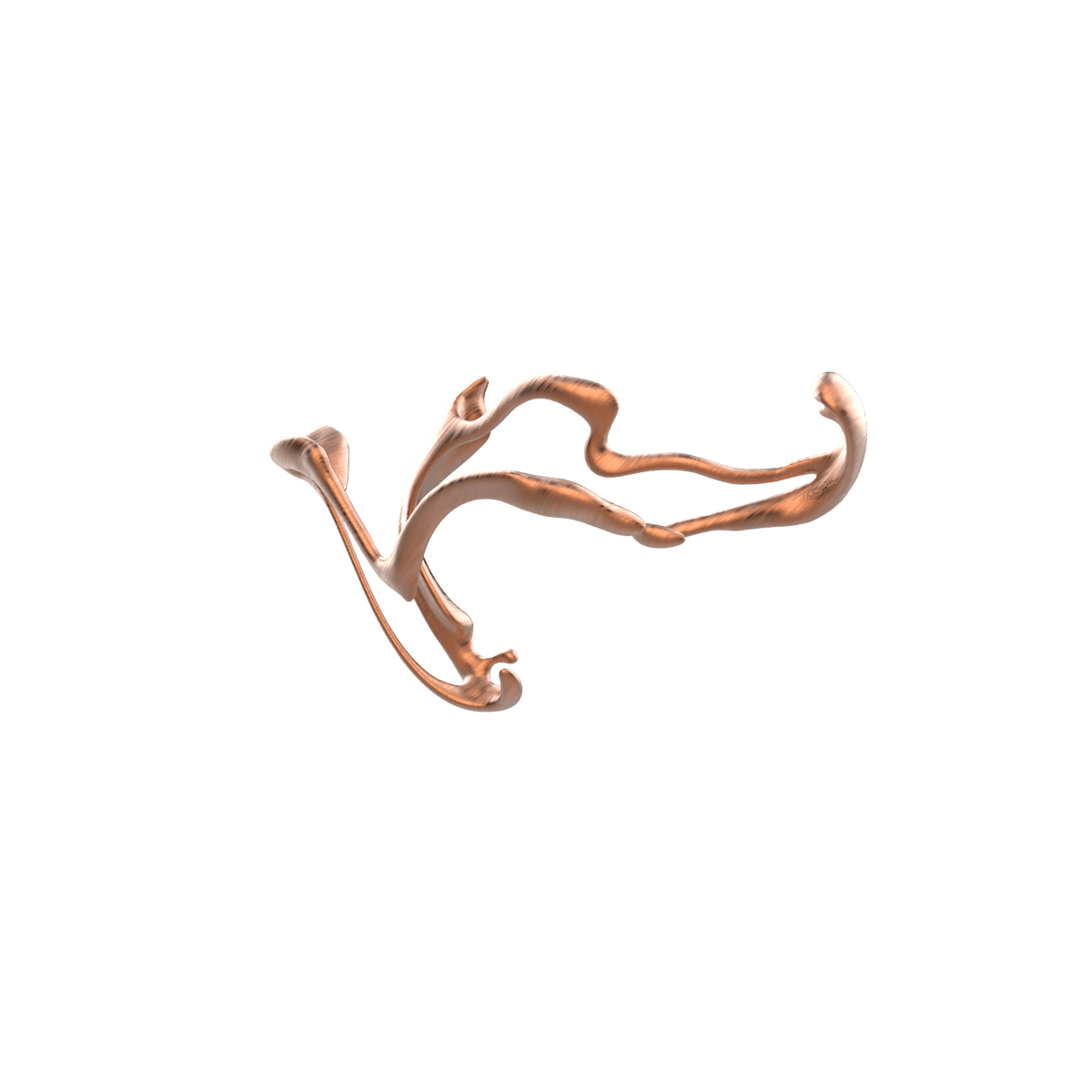 P&Bhusri S3-M-BRG-SC The Fountain of Youth Towel Warmer in PVD Brushed Rose Gold