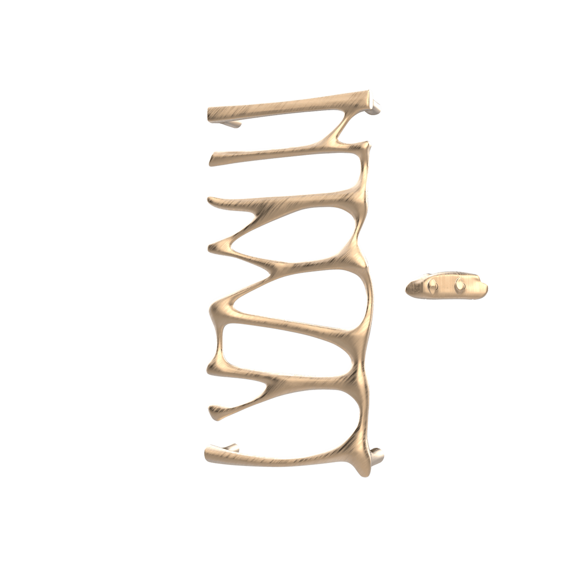 P&Bhusri S5-M-BBZ-XA Provence Towel Warmer in PVD Brushed Bronze