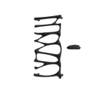 P&Bhusri S5-M-BLK-XA Provence Towel Warmer in Matte Black