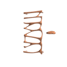 P&Bhusri S5-M-BRG-XA Provence Towel Warmer in PVD Brushed Rose Gold