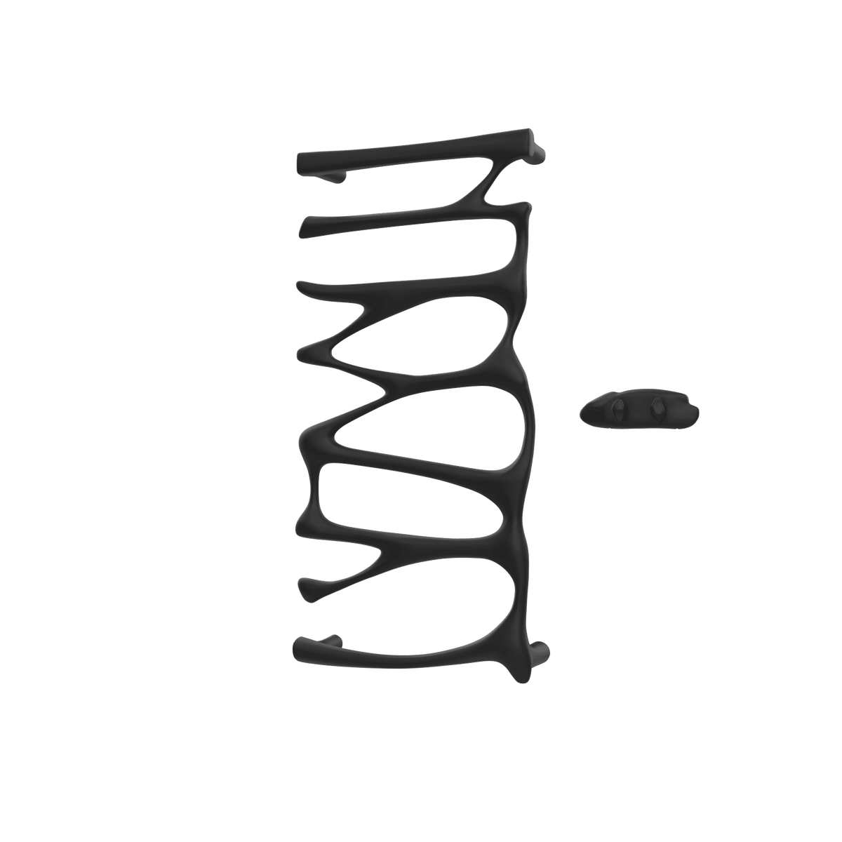 P&Bhusri S5-M-MBL-XA Provence Towel Warmer in Mist Black