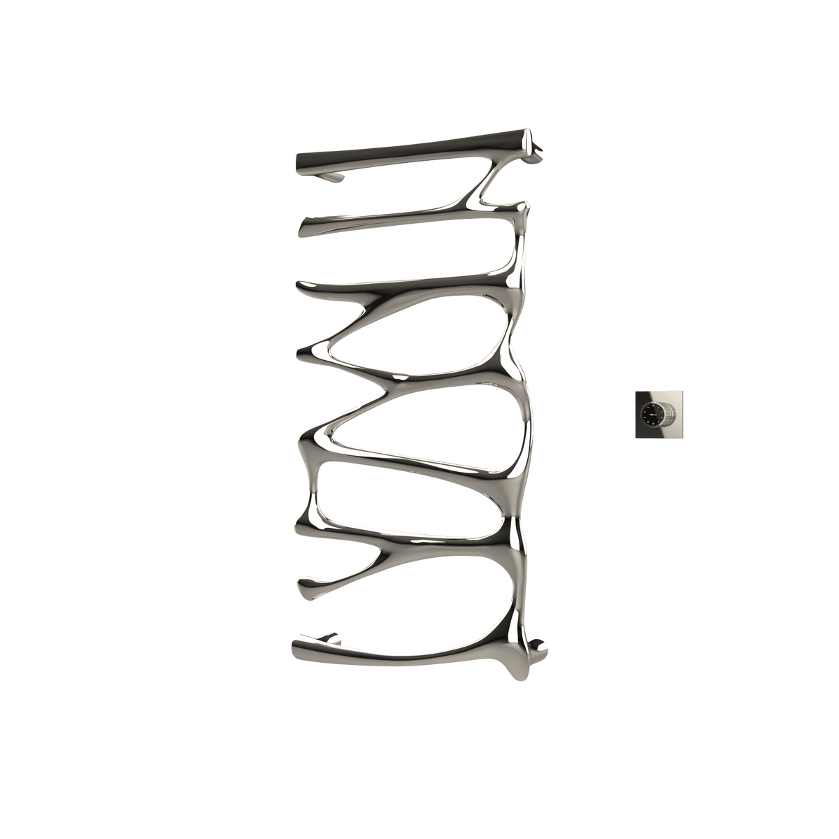 P&Bhusri S5-M-PNI-XM Provence Towel Warmer in PVD Polished Nickel