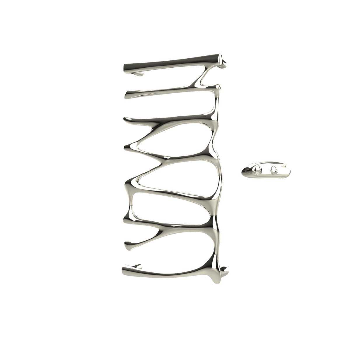 P&Bhusri S5-M-PWG-XA Provence Towel Warmer in PVD Polished White Gold