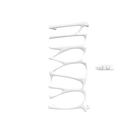 P&Bhusri S5-M-PWH-XA Provence Towel Warmer in Porcelain White