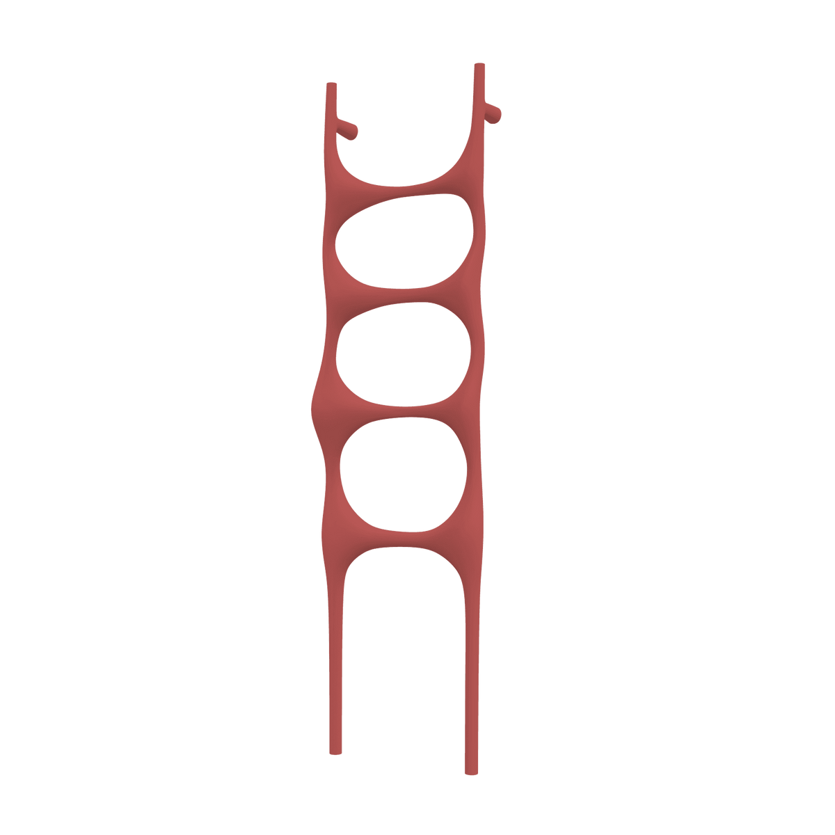P&Bhusri S6-M-ARD-SC Crete Palace Towel Warmer in Amber Red