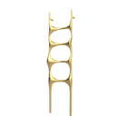 P&Bhusri S6-M-BLG-SC Crete Palace Towel Warmer in PVD Brushed Luxury Gold