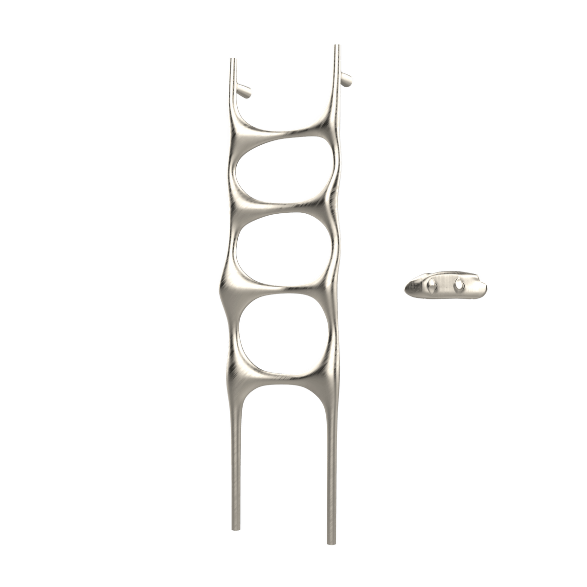 P&Bhusri S6-M-BNI-XA Crete Palace Towel Warmer in PVD Brushed Nickel