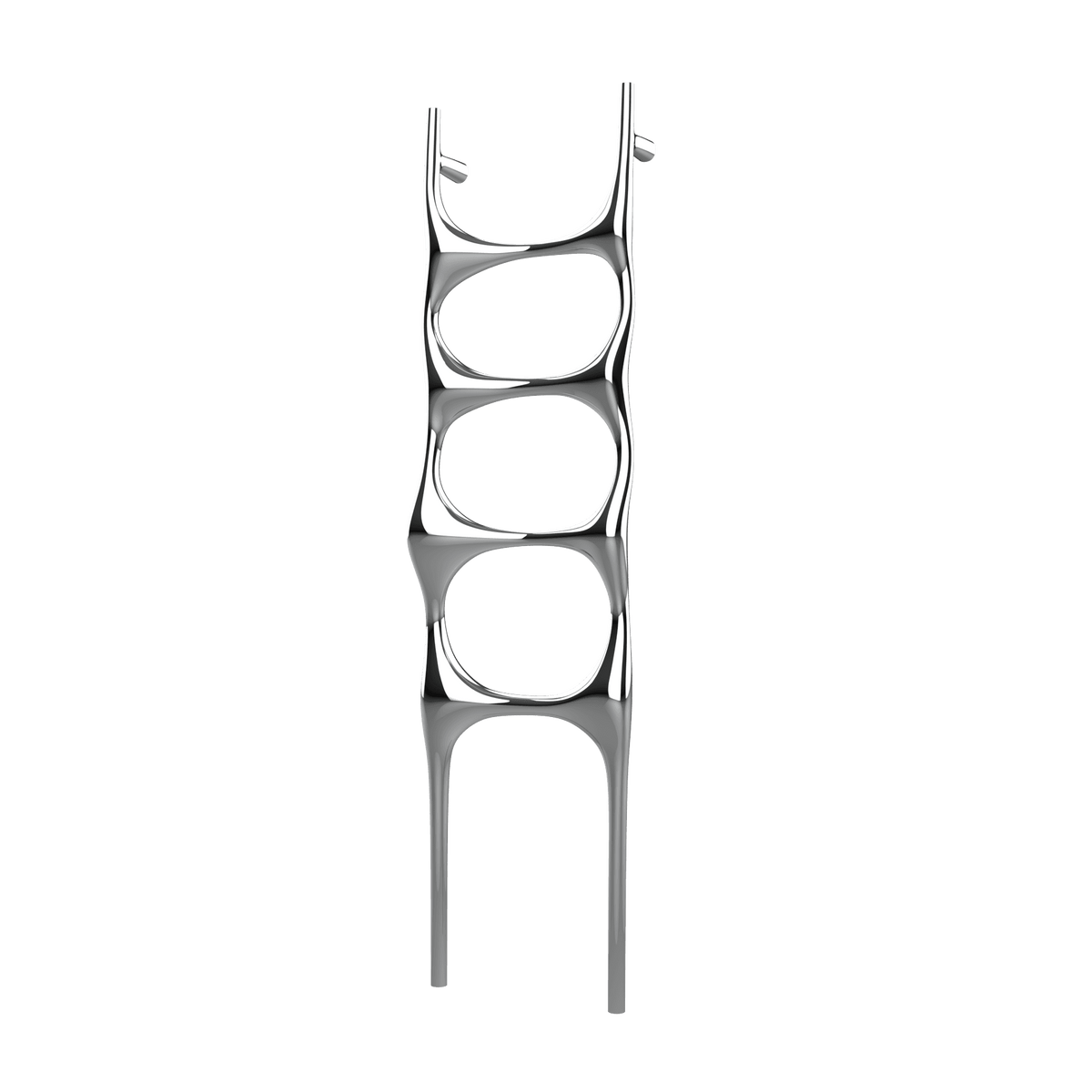 P&Bhusri S6-M-CHR-SC Crete Palace Towel Warmer in Polished Chrome