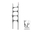 P&Bhusri S6-M-GML-N Crete Palace Towel Warmer in PVD Gun Metal