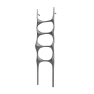 P&Bhusri S6-M-GML-SC Crete Palace Towel Warmer in PVD Gun Metal