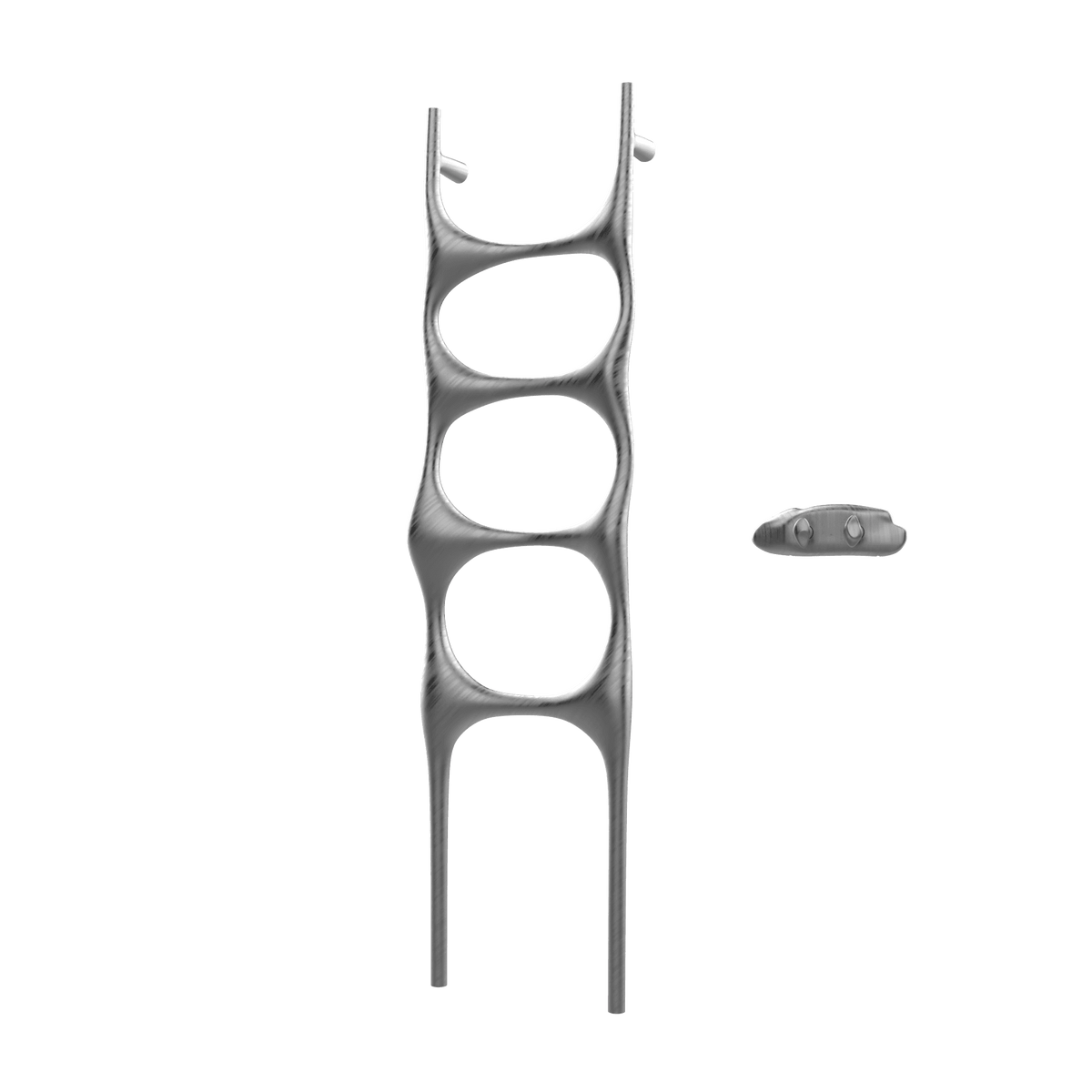 P&Bhusri S6-M-GML-XA Crete Palace Towel Warmer in PVD Gun Metal