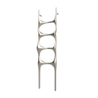 P&Bhusri S6-M-PWG-SC Crete Palace Towel Warmer in PVD Polished White Gold