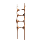 P&Bhusri S6-M-RGD-SC Crete Palace Towel Warmer in PVD Polished Rose Gold