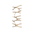 P&Bhusri S7-LMS-BBZ-SC Daphne's Branch Large + Medium + Small Towel Warmer in PVD Brushed Bronze