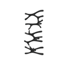 P&Bhusri S7-LMS-MBL-SC Daphne's Branch Large + Medium + Small Towel Warmer in Mist Black