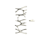 P&Bhusri S7-LMS-PWG-XA Daphne's Branch Large + Medium + Small Towel Warmer in PVD Polished White Gold