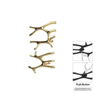 P&Bhusri S7-LM-LGD-N Daphne's Branch Large + Medium Towel Warmer in PVD Polished Luxury Gold