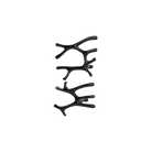 P&Bhusri S7-LM-PBN-SC Daphne's Branch Large + Medium Towel Warmer in PVD Polished Black Nickel