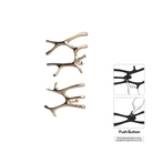P&Bhusri S7-LM-PBZ-N Daphne's Branch Large + Medium Towel Warmer in PVD Polished Bronze
