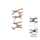 P&Bhusri S7-LM-RGD-N Daphne's Branch Large + Medium Towel Warmer in PVD Polished Rose Gold