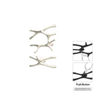 P&Bhusri S7-LS-BWG-N Daphne's Branch Large + Small Towel Warmer in PVD Brushed White Gold