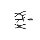 P&Bhusri S7-LS-PBN-XA Daphne's Branch Large + Small Towel Warmer in PVD Polished Black Nickel