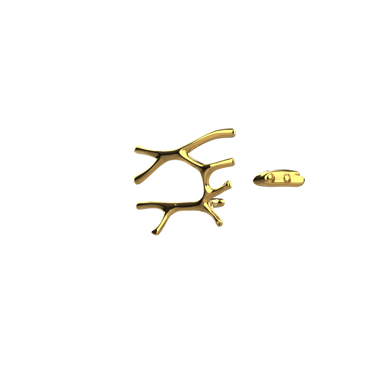 P&Bhusri S7-L-24K-XA Daphne's Branch Large Towel Warmer in PVD 24K Gold