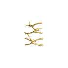 P&Bhusri S7-MS-BLG-SC Daphne's Branch Medium + Small Towel Warmer in PVD Brushed Luxury Gold