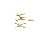 P&Bhusri S7-MS-BLG-XA Daphne's Branch Medium + Small Towel Warmer in PVD Brushed Luxury Gold