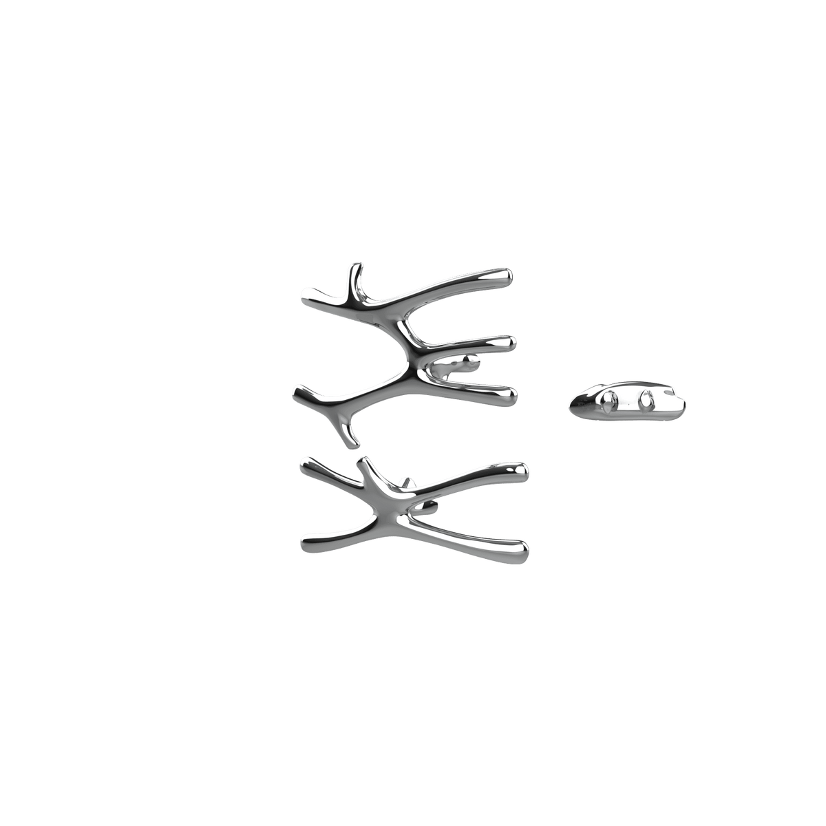 P&Bhusri S7-MS-CHR-XA Daphne's Branch Medium + Small Towel Warmer in Polished Chrome