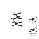 P&Bhusri S7-MS-PBN-N Daphne's Branch Medium + Small Towel Warmer in PVD Polished Black Nickel