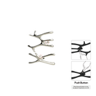 P&Bhusri S7-MS-PWG-N Daphne's Branch Medium + Small Towel Warmer in PVD Polished White Gold