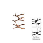 P&Bhusri S7-MS-RGD-N Daphne's Branch Medium + Small Towel Warmer in PVD Polished Rose Gold