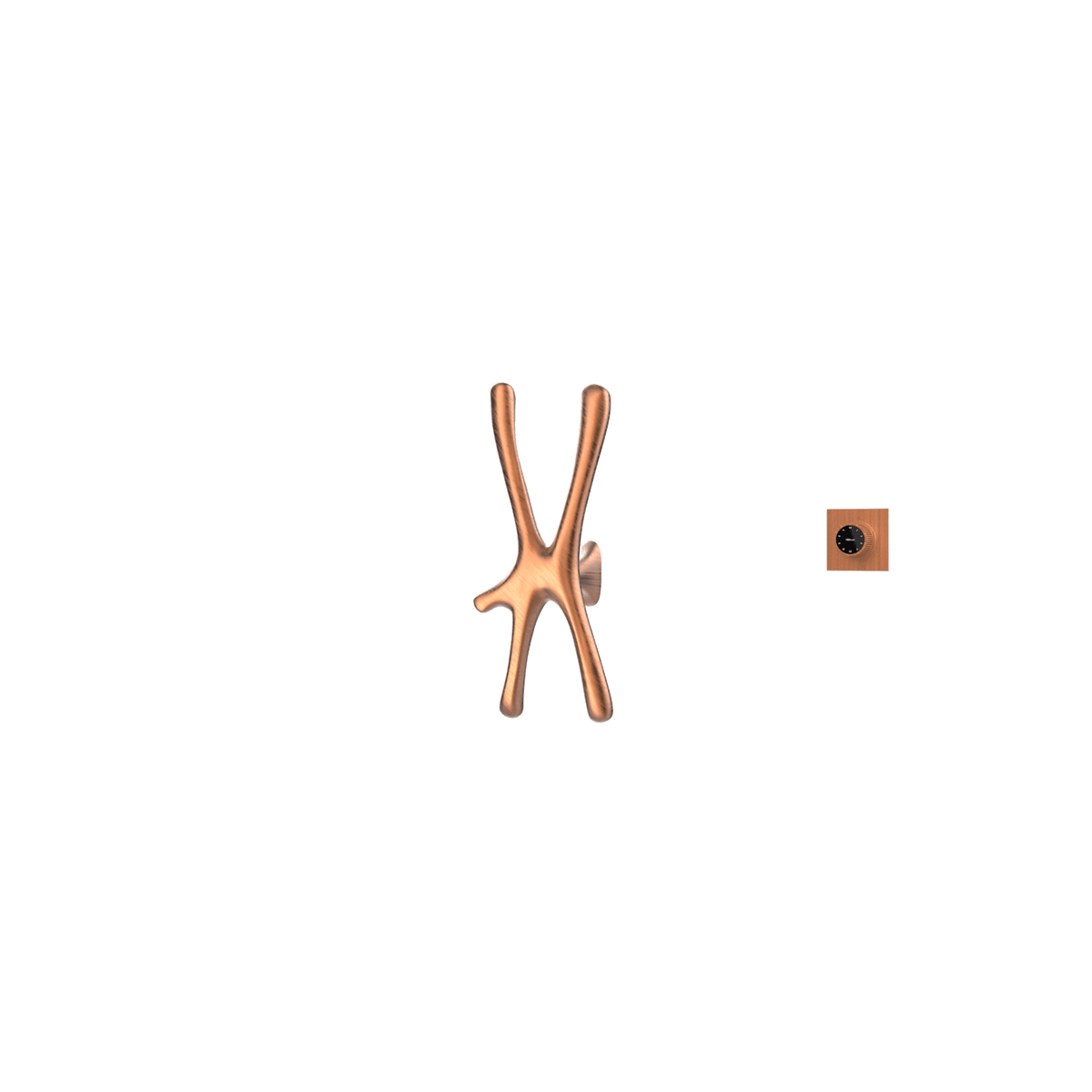 P&Bhusri S7-S-BRG-XM Daphne's Branch Small Towel Warmer in PVD Brushed Rose Gold